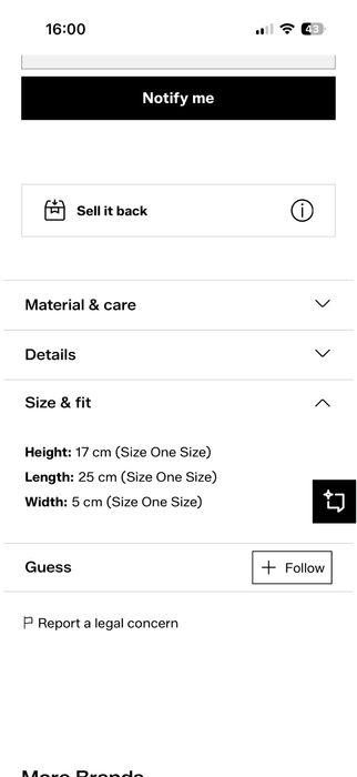 Нова бежова чанта Guess