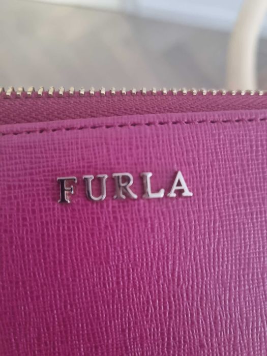 Furla Babylon портфейл в розов цвят