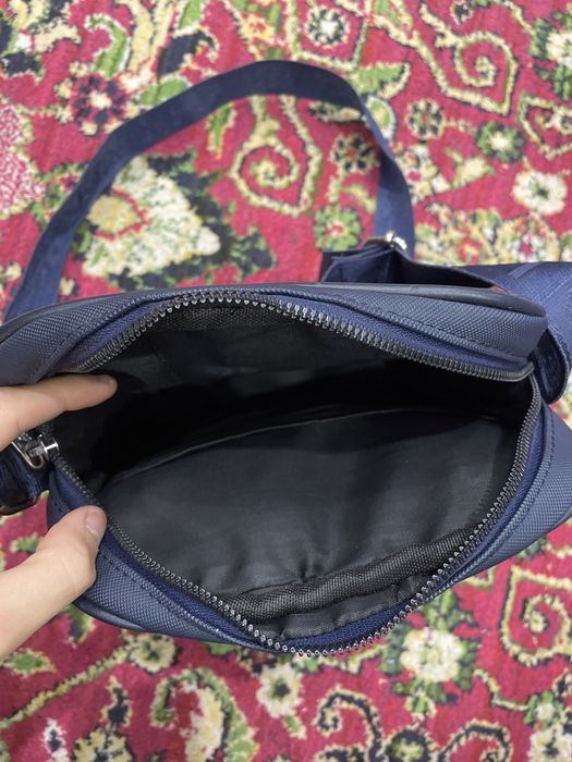 Мужская сумка,через плечо,синий Lacoste