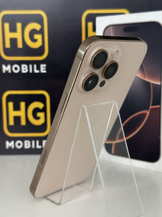 iPhone 16 Pro Max(Desert)-256GB, 100% Bat, Garantie