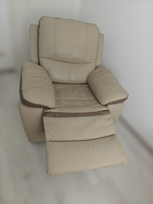 Fotoliu Recliner Kring – Piele – Confort sporit – Spătar detașabil