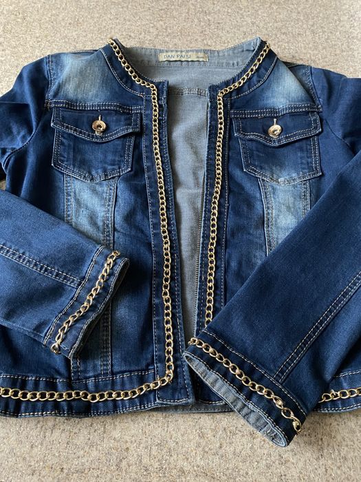 Geaca primavara blugi M + geaca fâs S marca H&M