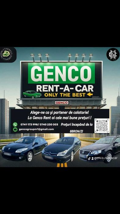 Închirieri Autoturisme și Autoutilitare / Rent a Car / Închiriere auto