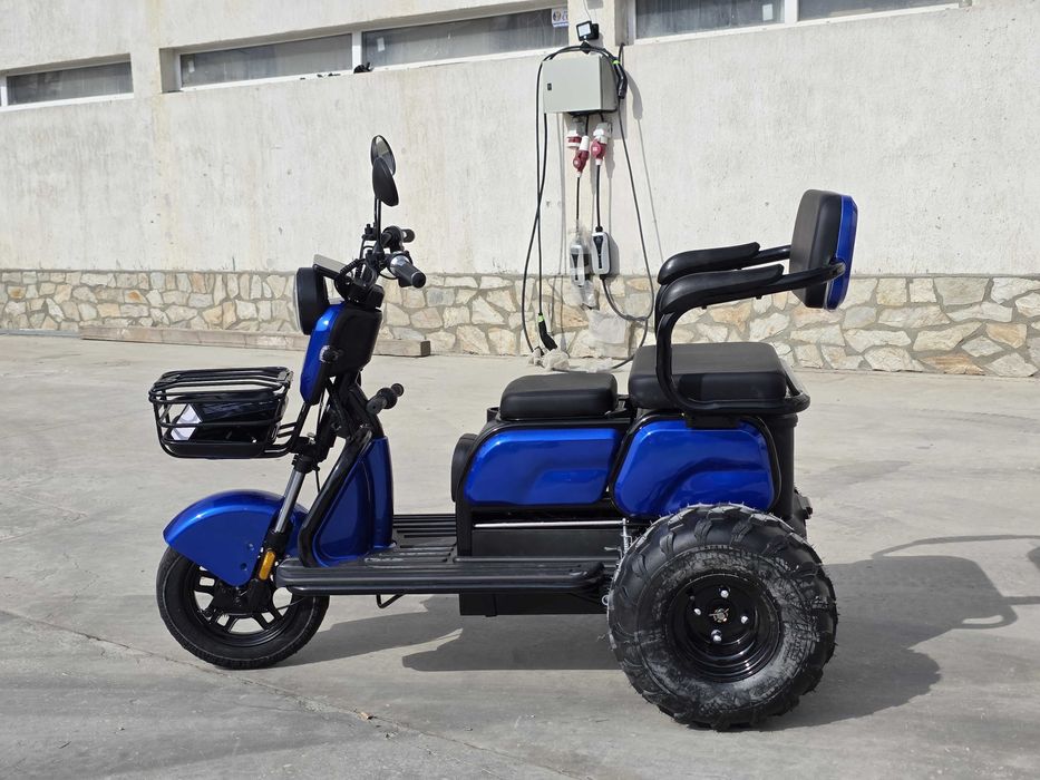 Tricicleta electrica FARA PERMIS 2 locuri | 1000w Livrare gratuita