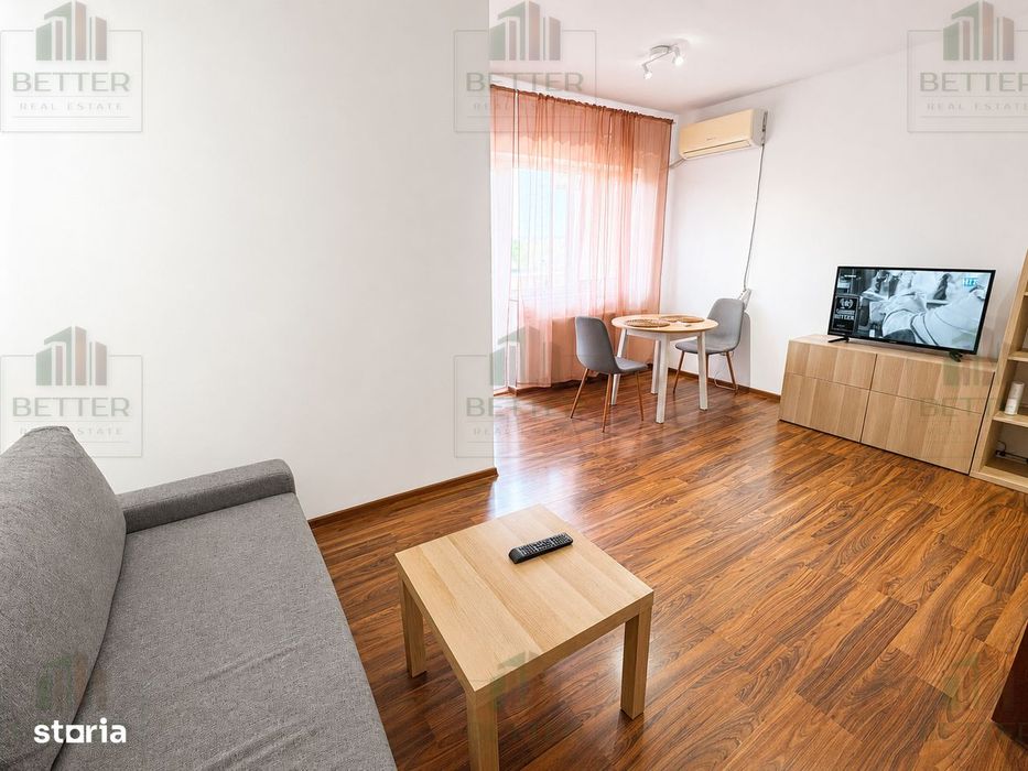 Garsonieră decomandată, 40 mp, balcon, Popești-Leordeni