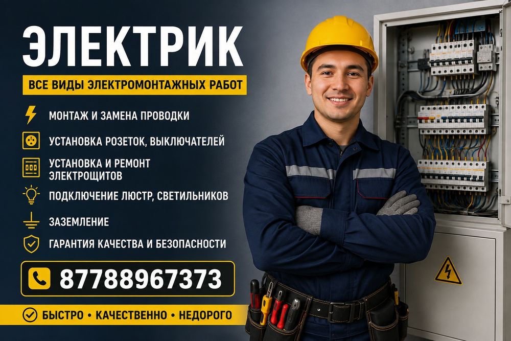 Электрик Шымкент