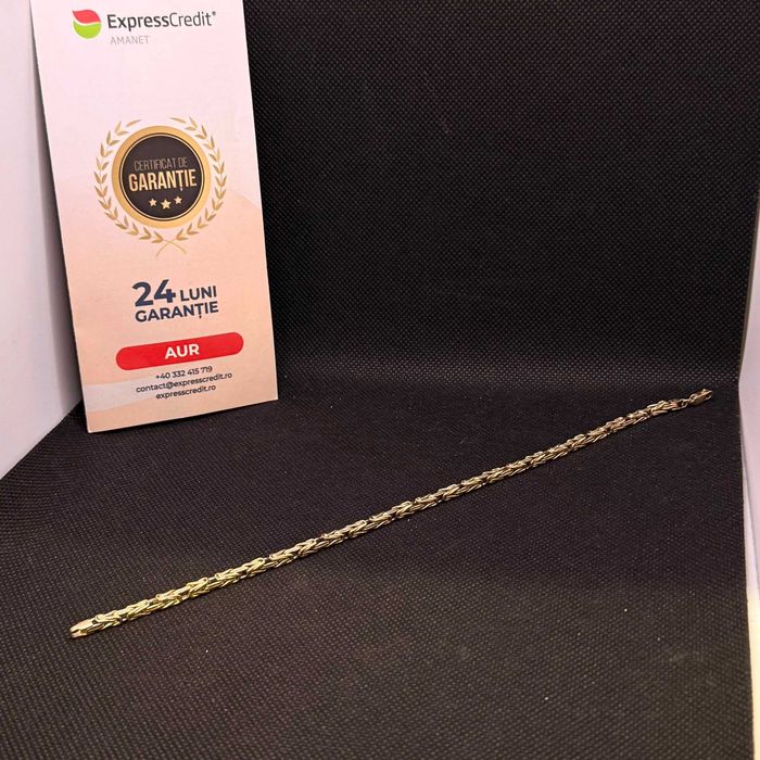 Bratara aur 14K 6.99g (AG15 Gara 1 B34092.8) Garantie 2 ani!