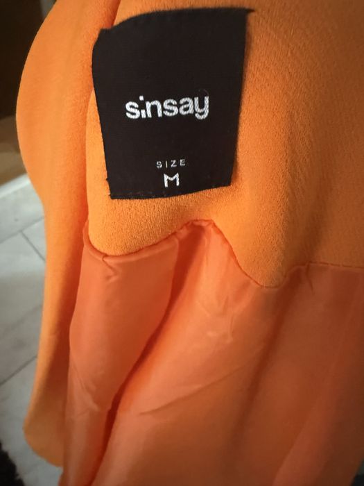 Sacou orange M Sinsay