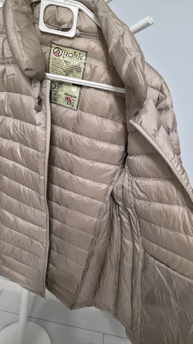 Geaca matlasata NORWAY, bej, pentru dama, marimea 2XL