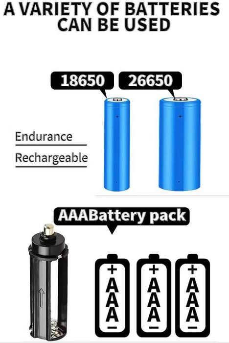 Водолазен фенер 60W LED – 10000 лумена, IP68 водоустойчив, за гмуркане