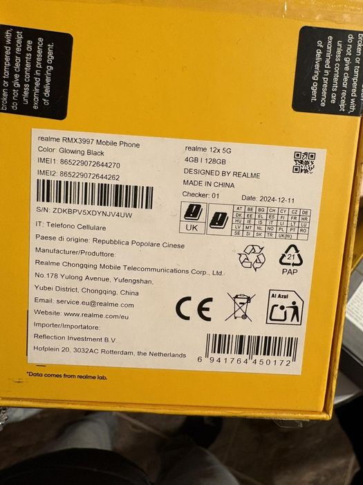 Realme 11 чисто нов 256 и 12x 128
