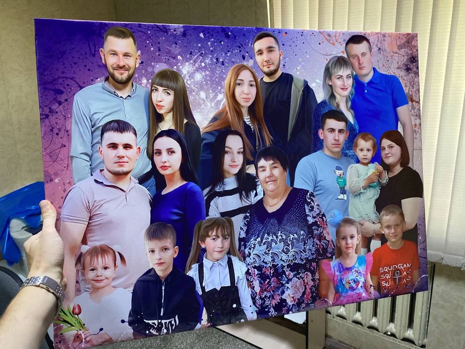 Портреты на холсте. Универсальный подарок