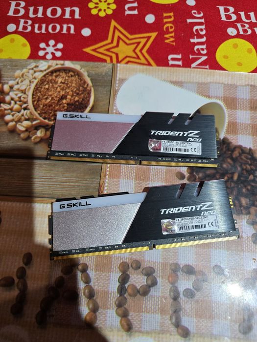 G.SKILL Trident Z Neo 32GB  (2x16GB) DDR4 3600MHz F4-3600C16D-32GTZNC