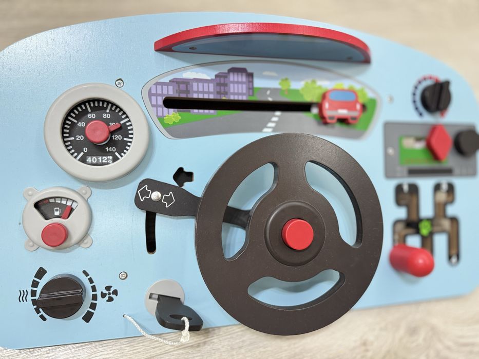 Jucarie Playtive, cabina masina, 60 x 20 x 30 cm, lemn