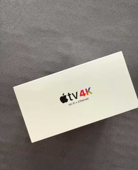 Нов и запечатан Apple TV 4K 128 GB с Ethernet и Wi-Fi, модел A2843, 2026 г.
