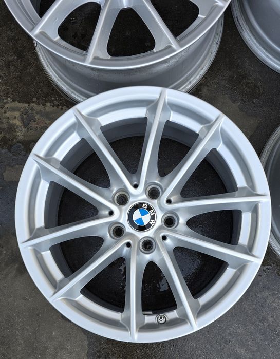 Set 4 jante aluminiu originale BMW-17 țoli 5x112 + senzori