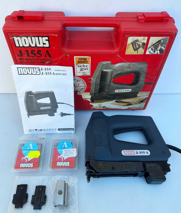 NOVUS J-155A - Електрически такер неразличим от нов!
