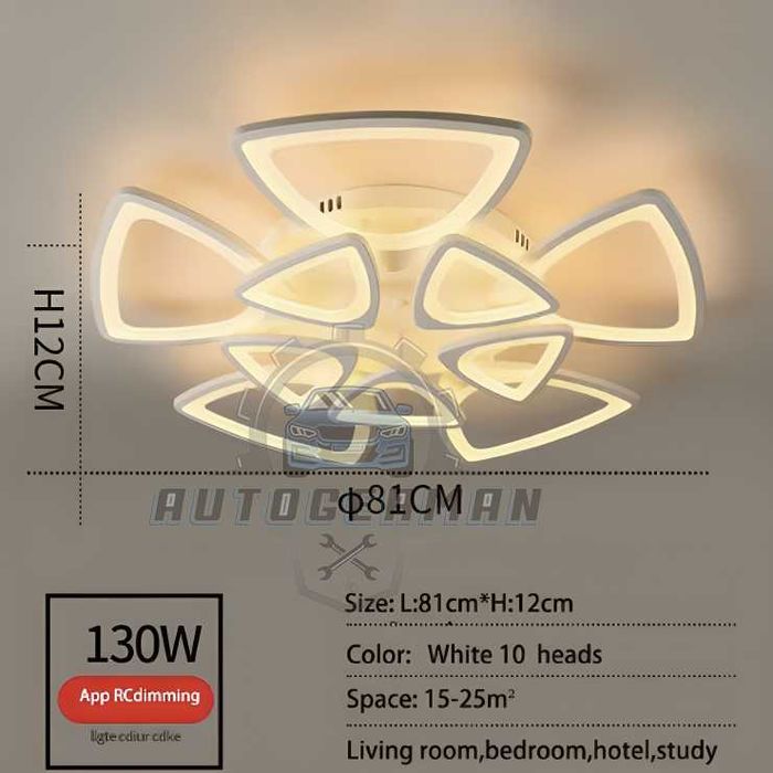 ЛЕД осветление 130W Винтидж абажури полилей LED Пендели за таван