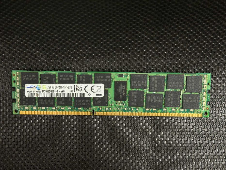 DDR3 16GB 1600Mhz ECC RDIMM Samsung Memorie RAM Server