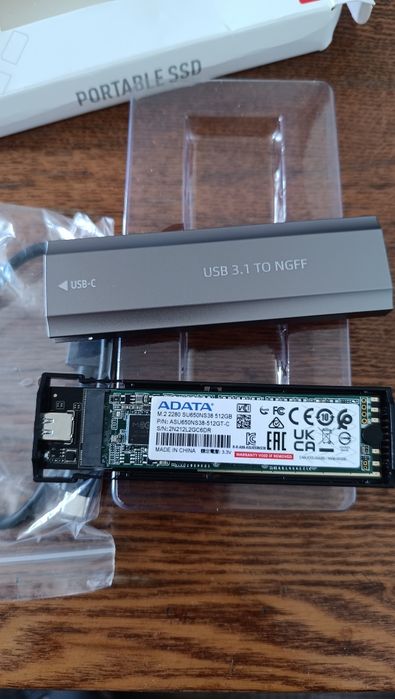 Продам переносной диск m2 ssd.