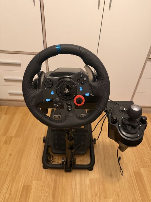 Logitech G29 + schimbător + stand simulator | PS5 / PS4 / PC