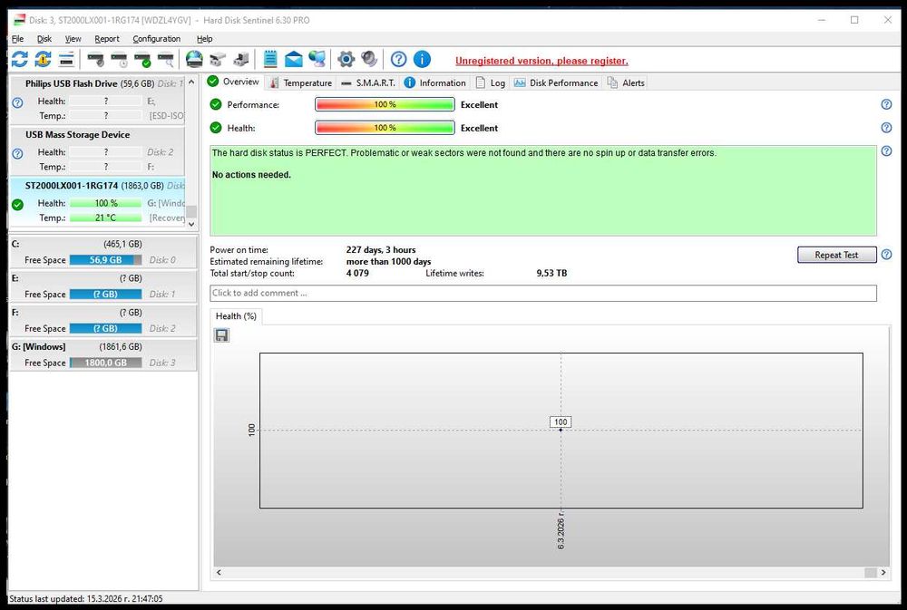 Хард диск за лаптоп 2TB Seagate FireCuda  HDD, 5400 rpm, 128 MB