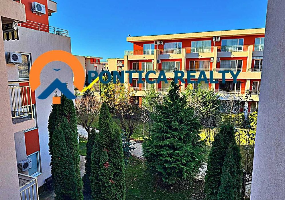 Двустаен апартамент в голям комплекс в Слънчев Бряг