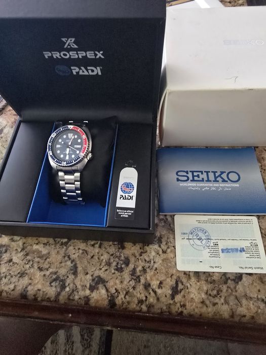 Seiko  Turtle PADI PEPSI Edition