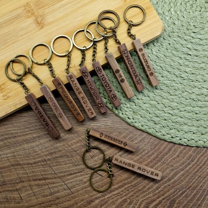 Дървен ключодържател