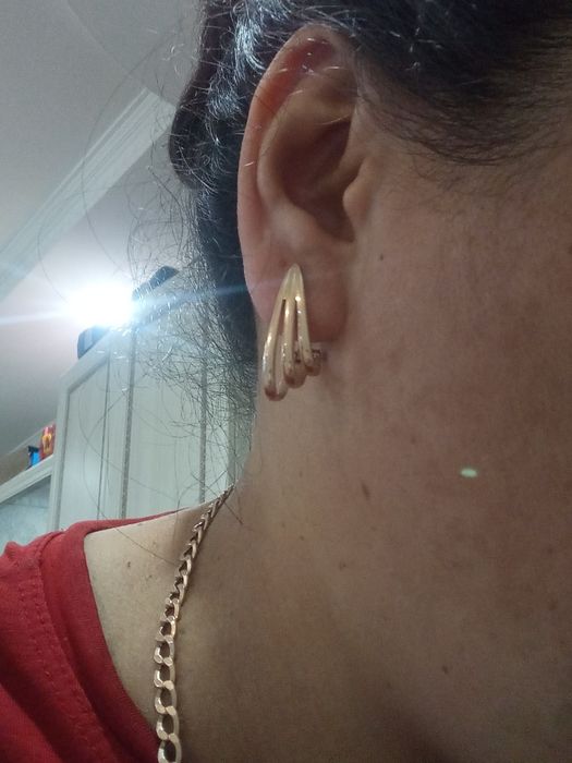 Золотые серьги 6.5 грамм.583.проба