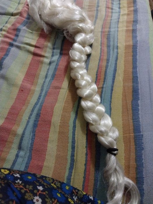 Новогодняя коса светлая