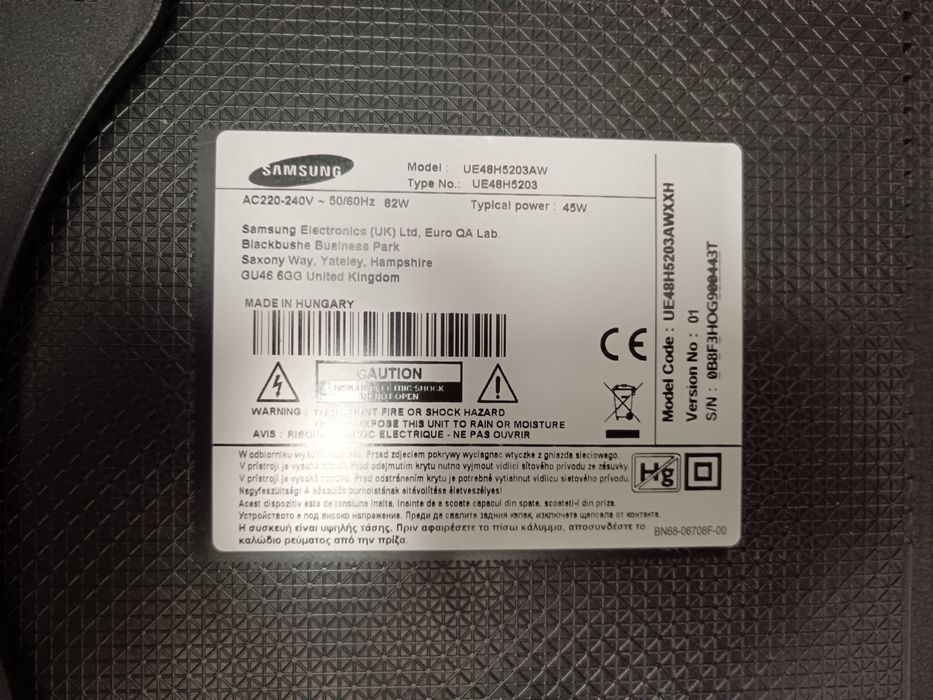 Smart TV Samsung 110cm