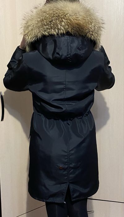 Парка с натуральным мехом