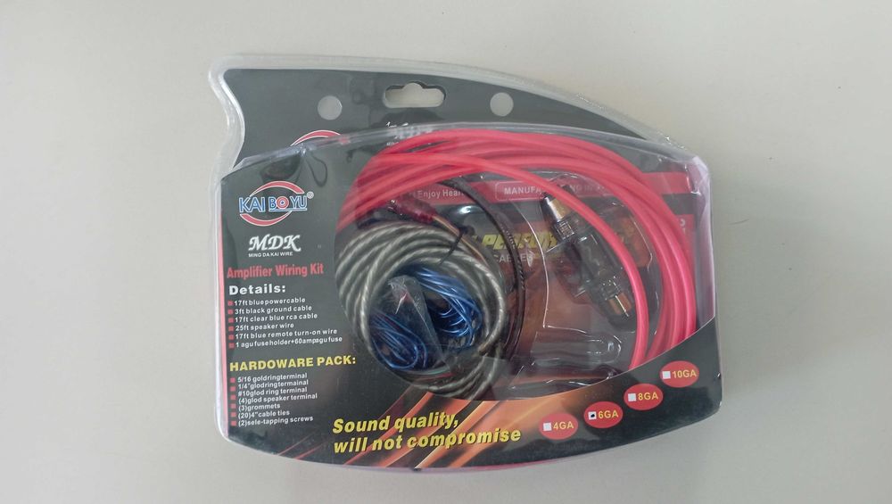 Провода для сабвуфера