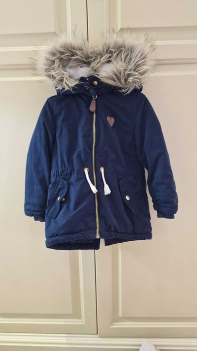 Парка ръст 98 см с подвижна качулка