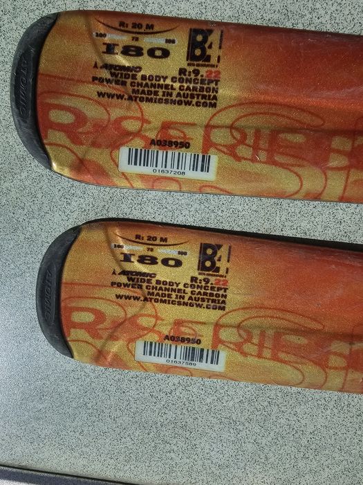 Ски 150см Kazama, 180см Atomic. Щеки и ски обувки Rossignol