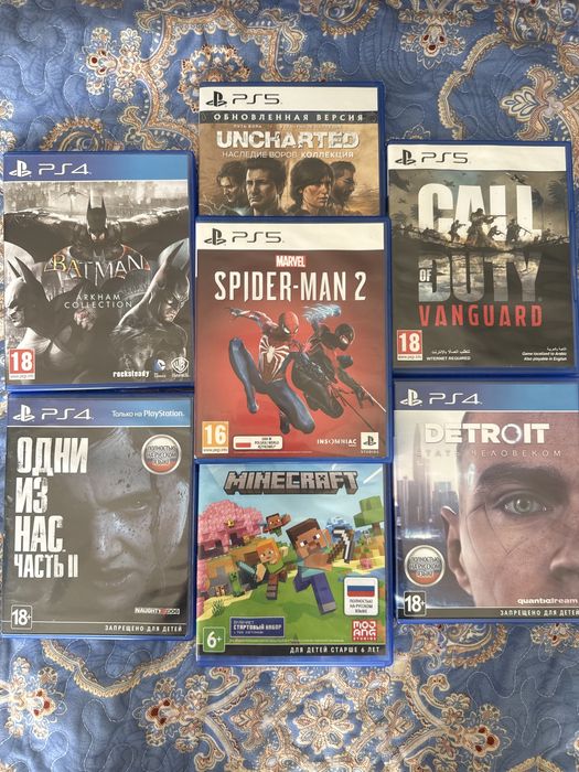 игры на пс5, пс4