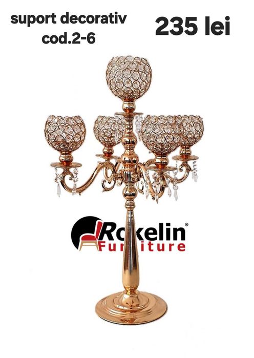 Suporti decoratiuni pentru mese evenimente