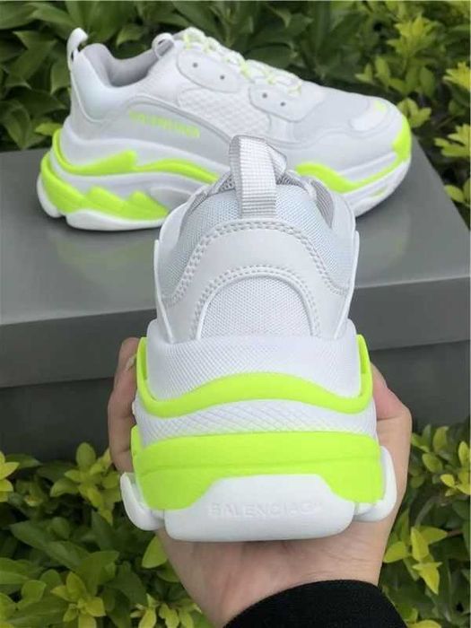 Balenciaga Triple S - Brown/Lime/Grey