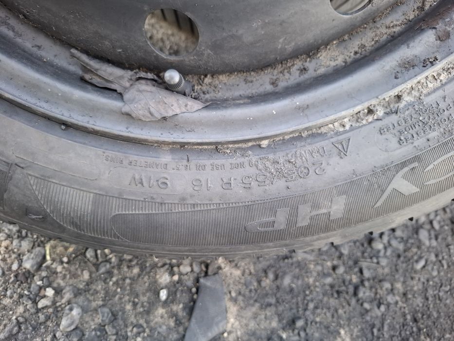Vand roata rezerva R 16 renaul +anvelopa 205 55 16 michelin vara