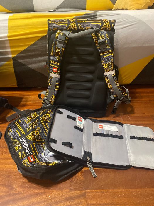 Ghiozdan ergonomic Lego Ninjago - cu sac sport si penar (cls II-VI)