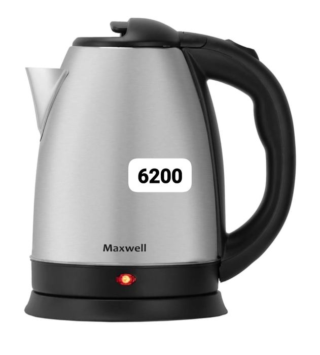 Электрический чайник новый максвел 6200тг, б/у 3500тг, ава новый 4900т