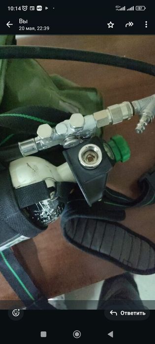 Продам балон дыхательный MSA