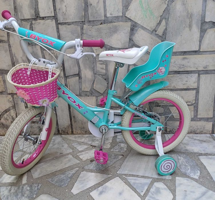 BYOX Детски велосипед 16" CUPCAKE МЕНТА