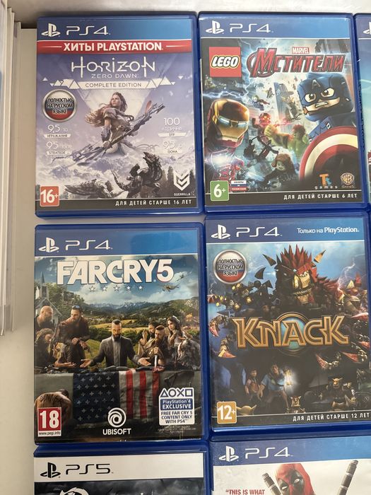 Диски на плейстейшн 4