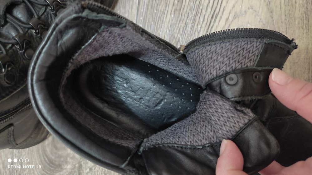 Сапожки кожаные весна осень