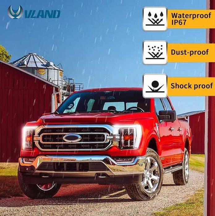 Тунинг FULL LED MATRIX фарове Ford F150 21+