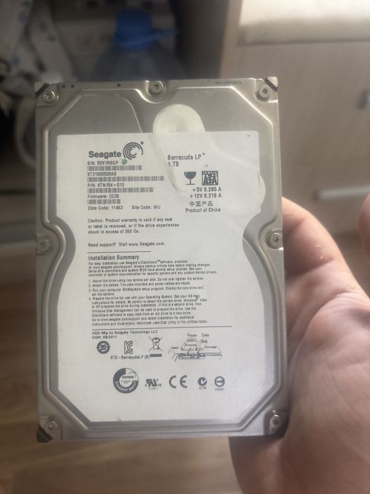 HDD на 1 терабайт