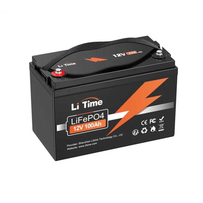 Baterie solara reincarcabila, LiTime, 12 V, 100 Ah