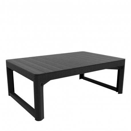 Set gradina/terasa poliratan (coltar, fotoliu, masa înălțime reglabila